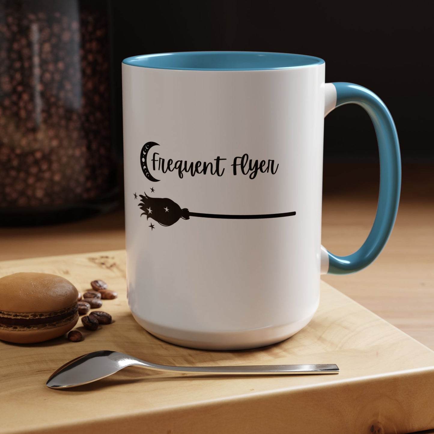 Witches mug Frequent flyer mug wizards broom mug Witchy Halloween mug cauldron ghost wicked mug bestie gift Coworker Gift Boss Christmas