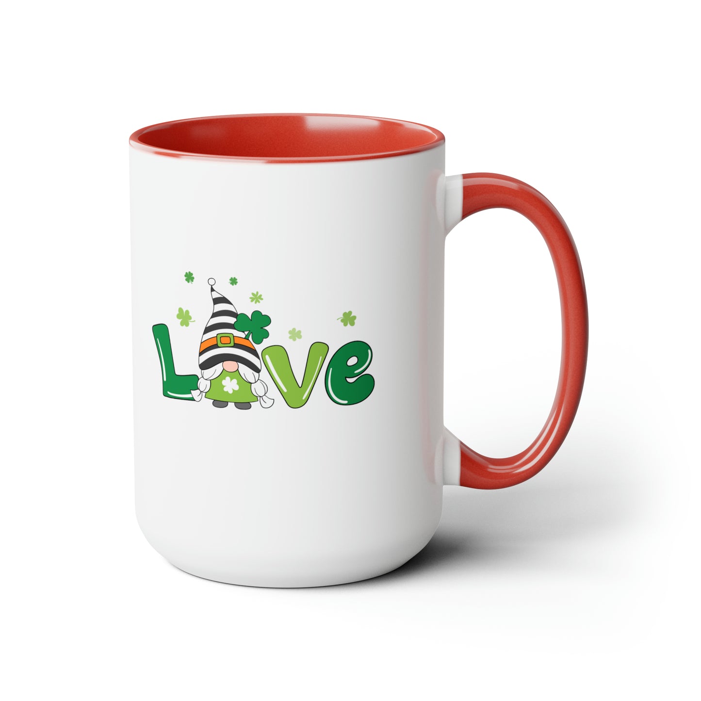 Gnome love mug Irish Love mug st Patrick's Day mug Valentines Day gift for her Coffee gift for him gift for her Mug wife Coffee tea 15oz