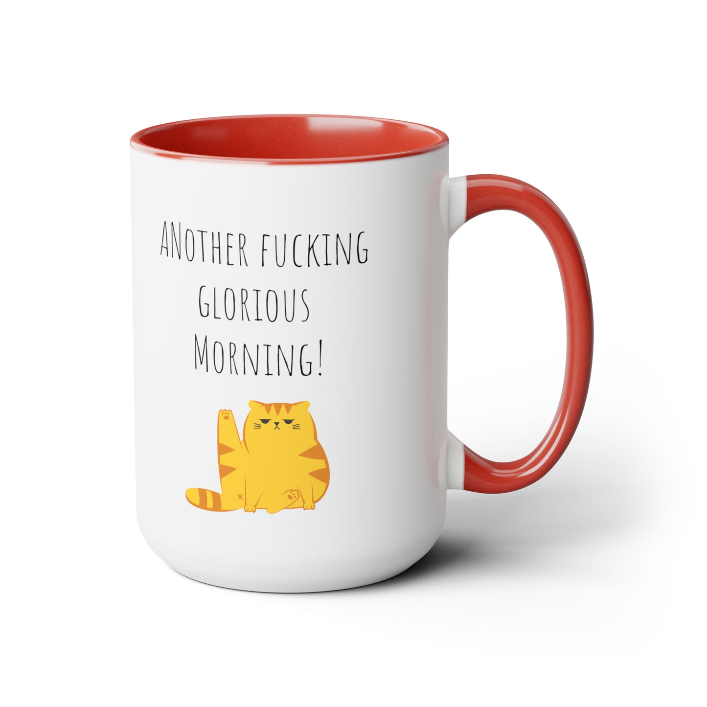 Funny grumpy cat mug funny Coffee Mug Fucking glorious morning mug cat mug gift for her Mug funny gift for wife tea Christmas gift 15oz