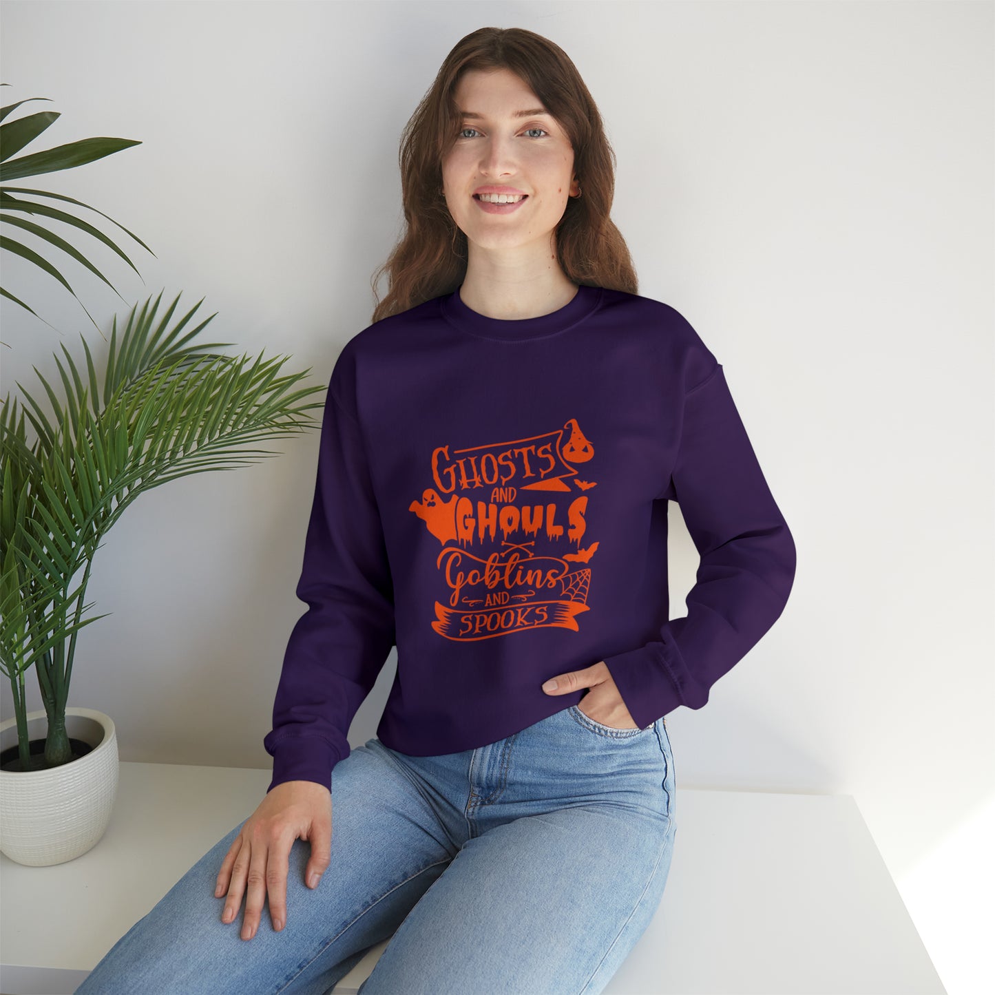 Spooky Halloween sweatshirt, ghouls trick or treat ghost Halloween tshirt,Halloween Sweatshirt,Spooky Season sweater,Christmas gift