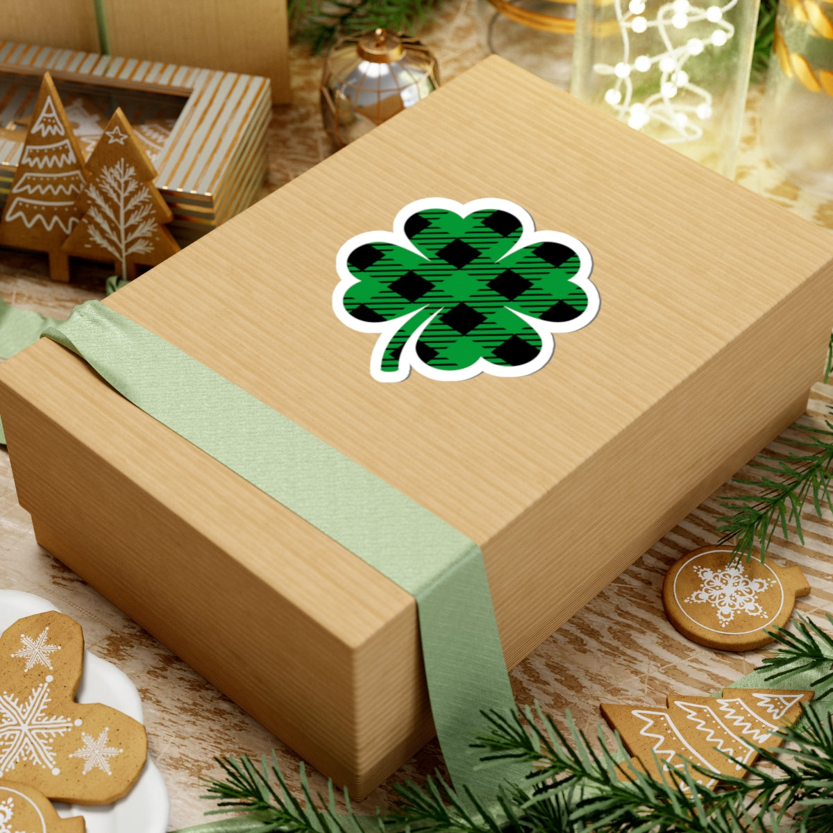 Four leaves clovers sticker st. Paddys sticker life st Patrick's day Motivating sticker keep trying sticker gift forher giftforhim girlboss