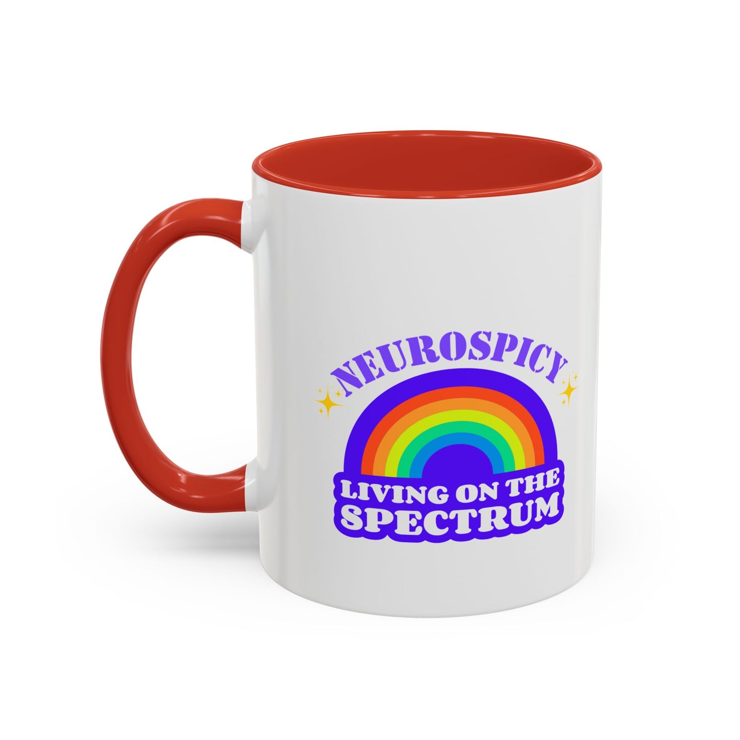 Neurospicy mug Morning affirmations mug NeuroDivergent mug rainbow mug On the spectrum gift Christmas gift for her gift for him bestie Mug