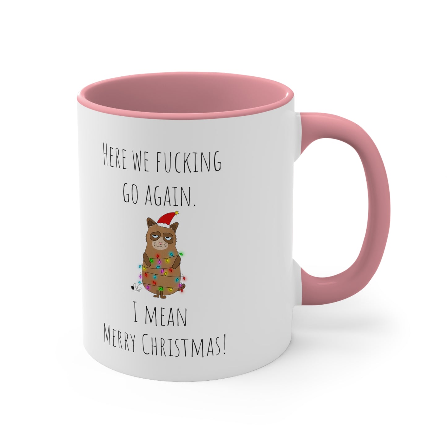 Grumpy cat Christmas mug 11oz Christmas gift for her gift favorite aunt gift coffee lover gift tea gift for her coffee Mug 11oz