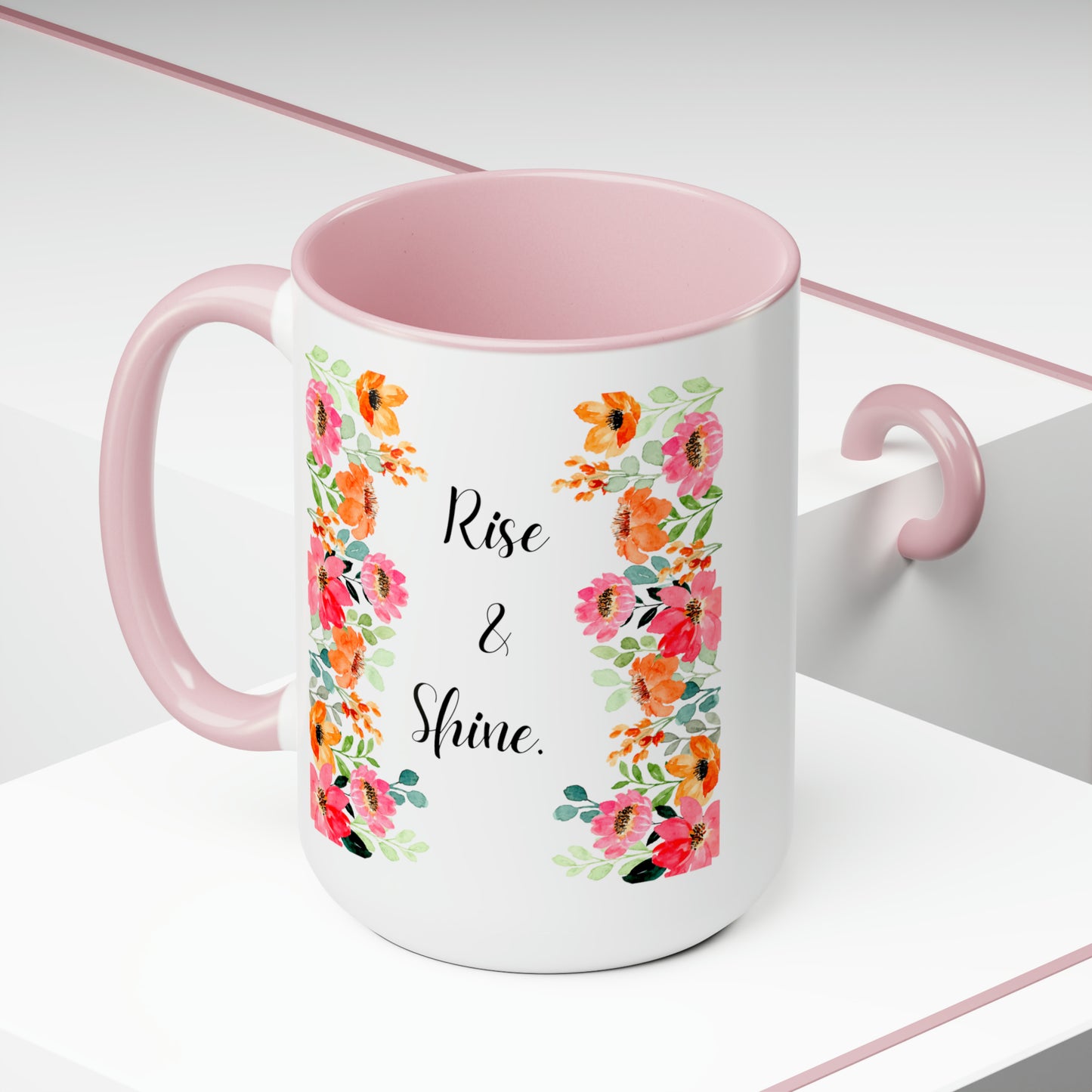 Rise and shine Mug Bossbabe energy Mother of the bride Mug Coffee Mugs Christmas gift for her 15oz gift for mom girlboss tea lover