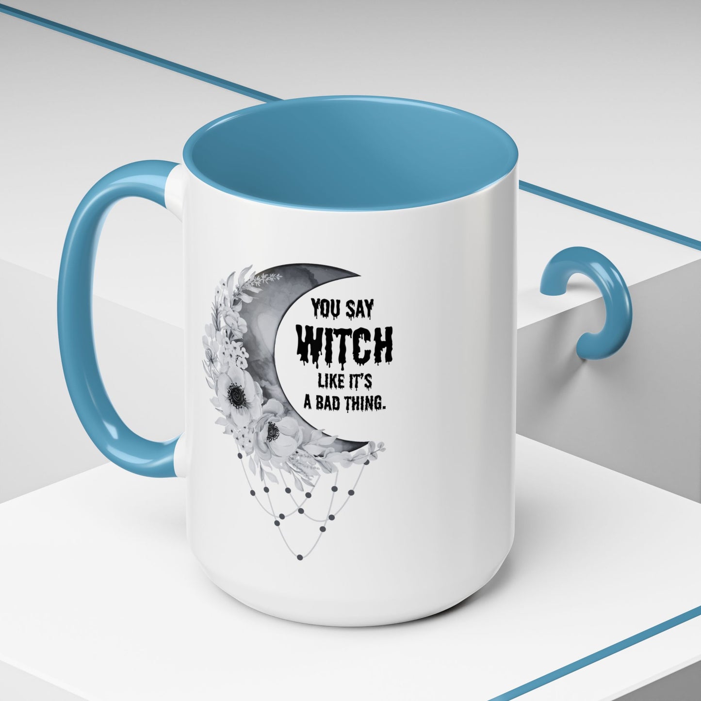 Witch mug Halloween mug Spooky things mug office funny gift best friend gift Christmas word fuck sarcastic humour gift Coffee Mug(11, 15oz)