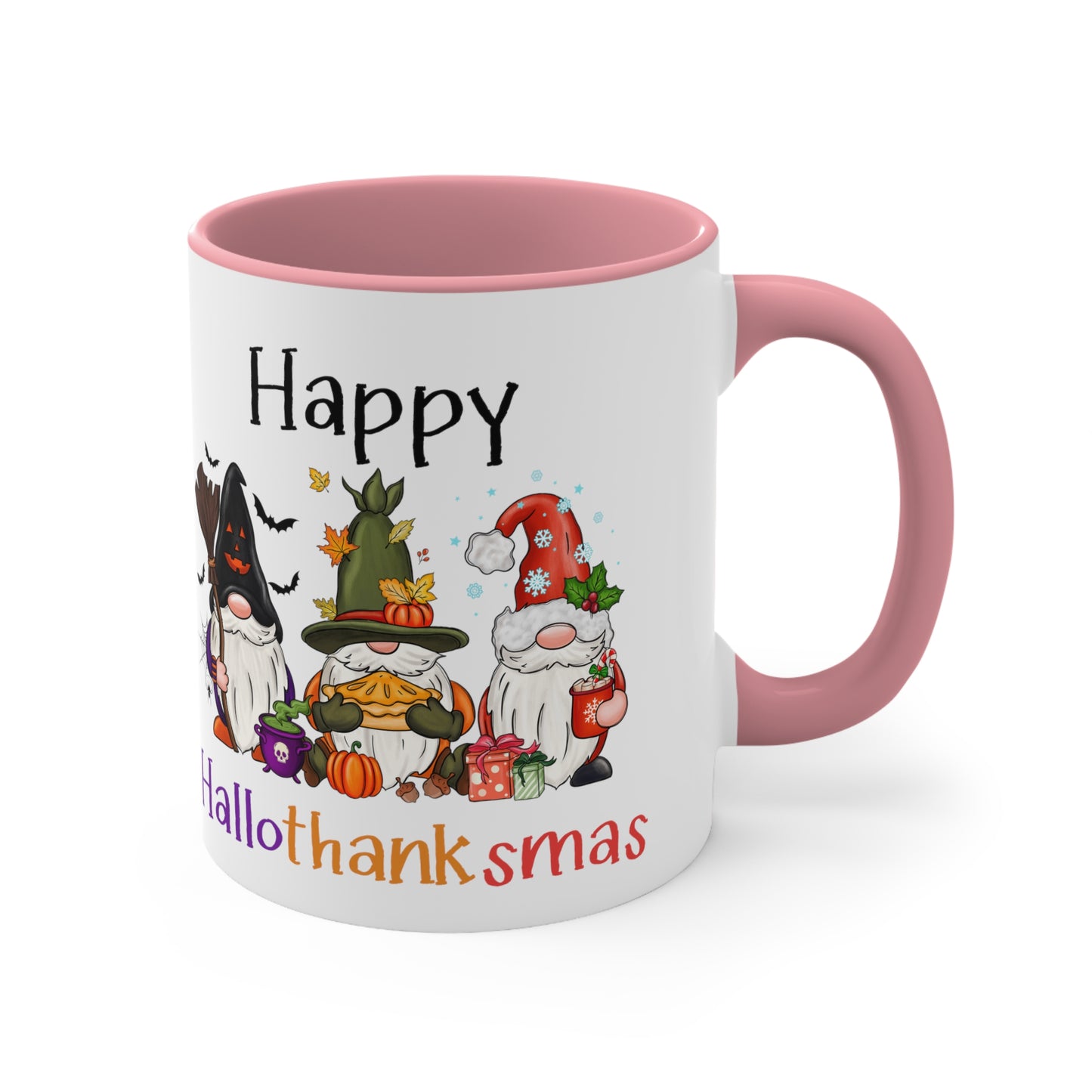 Gnome lover gift Halloween Mug Happy Hallothanksmas Spooky Teacher gift Appreciation mug gift coffee mug gift for her gift for him 11oz