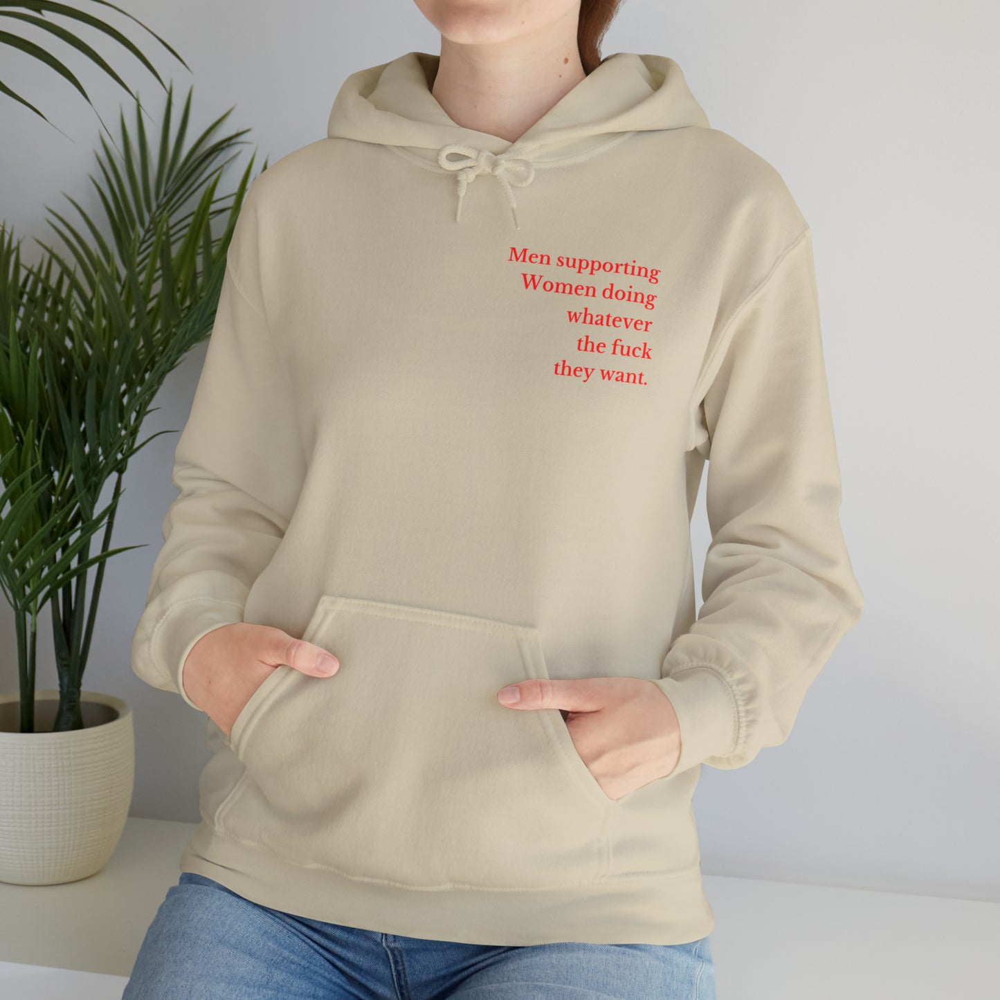 Men supporting women sweater birthday sweater Christmas gifts Sweatshirt Gift for him Gift