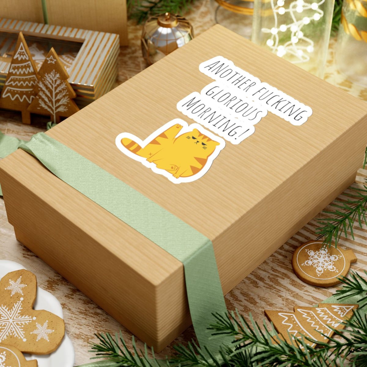 Grumpy cat sticker daily chaos manager sticker coworker gift funny gift bestfriend gift Kiss-Cut Stickers Halloween stickers sticker