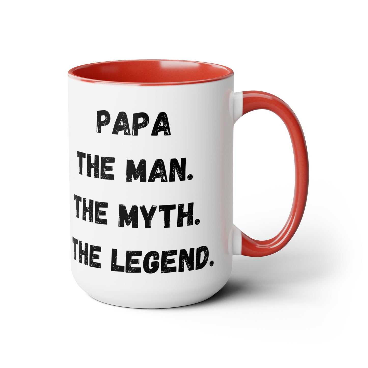 Papa the man the myth the legend mug Daddy mug love you dad gift Coffee Mug pregnancy reveal gift heart mug gift for her Mug wife Coffee tea