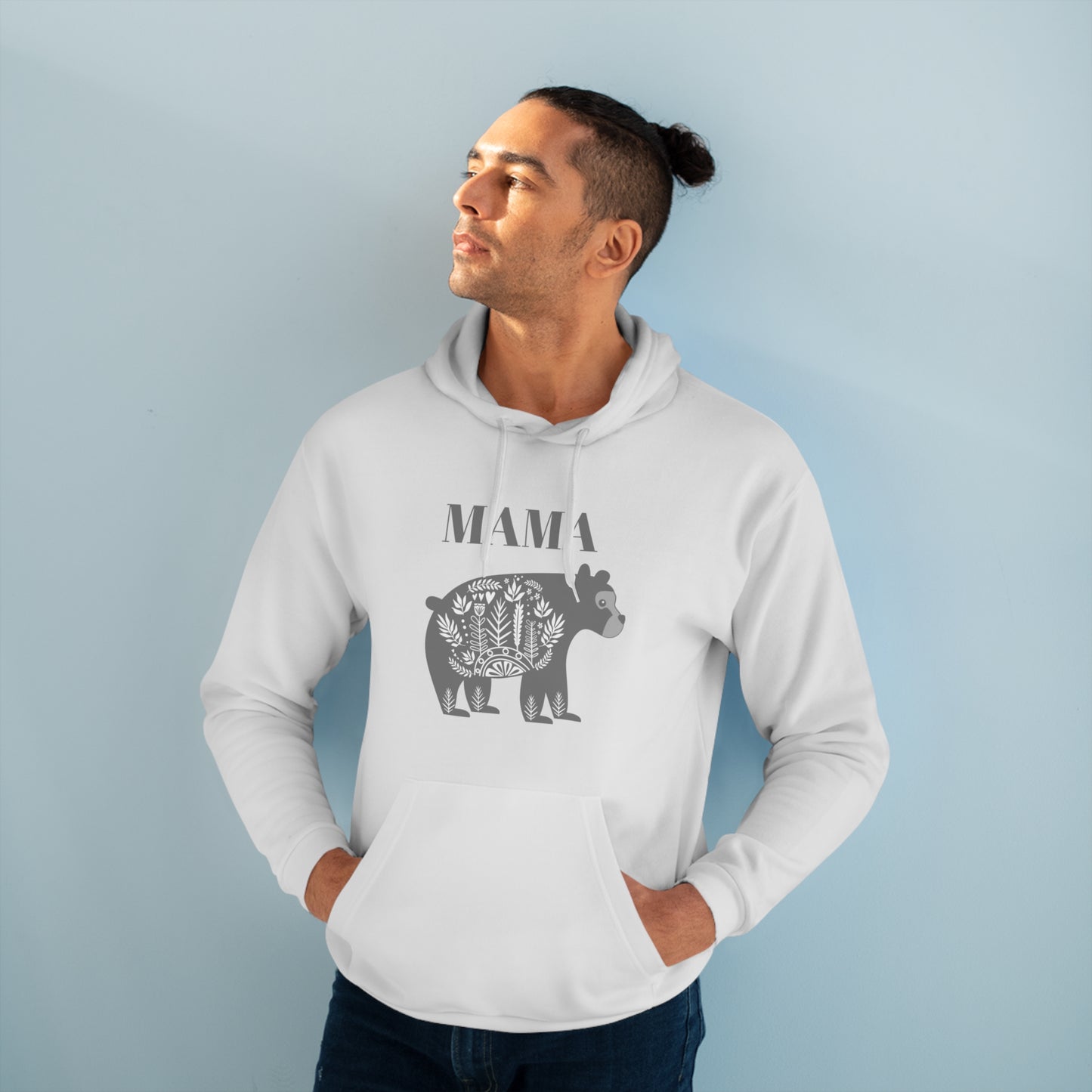 MAMA BEAR Hoodie, Unisex Pullover Hoodie