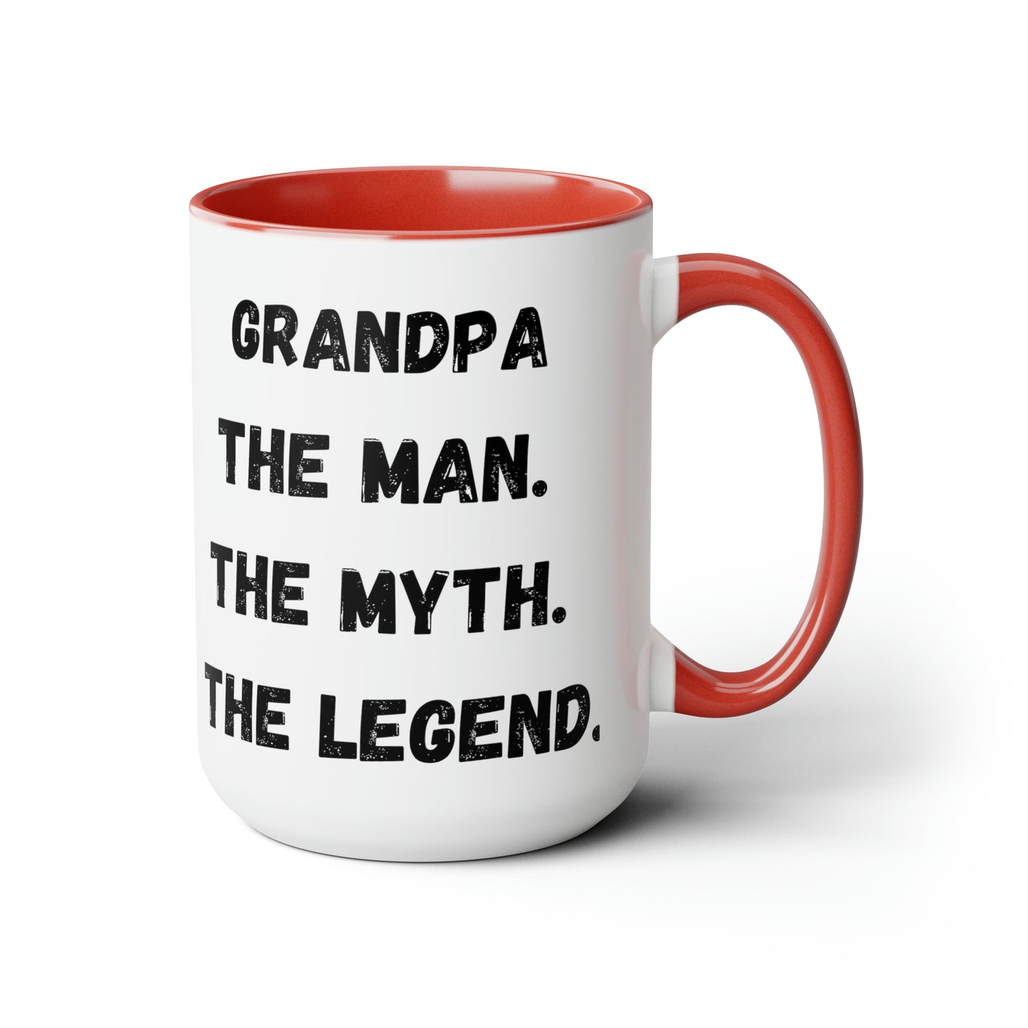 Grandpa mug the man the myth the legend mugDaddy mug love you dad gift Coffee Mug pregnancy reveal gift heart mug gift for her Mug Coffee