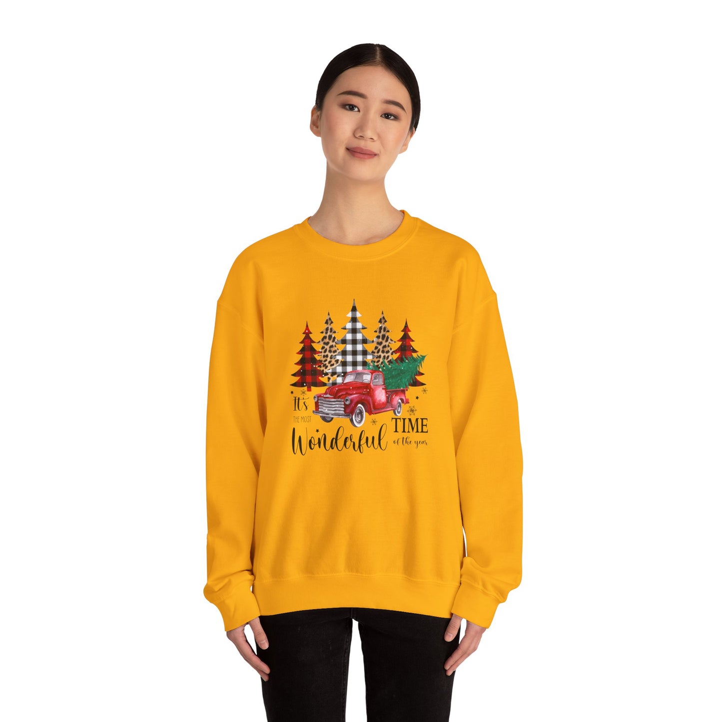Christmas sweater it's the most wonderful time of the year Christmas sweater Merry Christmas sweatshirt Bright Christmas gift for her