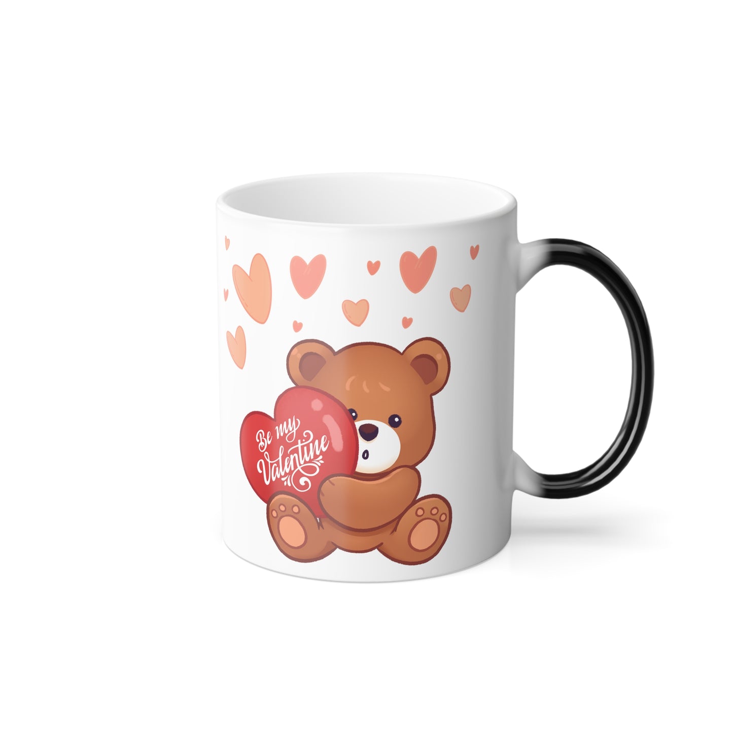 Be my valentine mug proposal gift be my girlfriend gift bestie gift galentine gift for her gift for him Color Morphing Mug 11oz vday gift