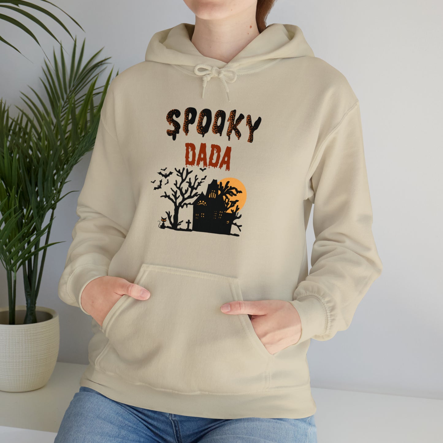 Spooky Dad Halloween Sweatshirt, Daddy haunted house sweatshirt Funny Halloween Horror sweater Halloween Sweatshirt, Halloween Tee, unisex