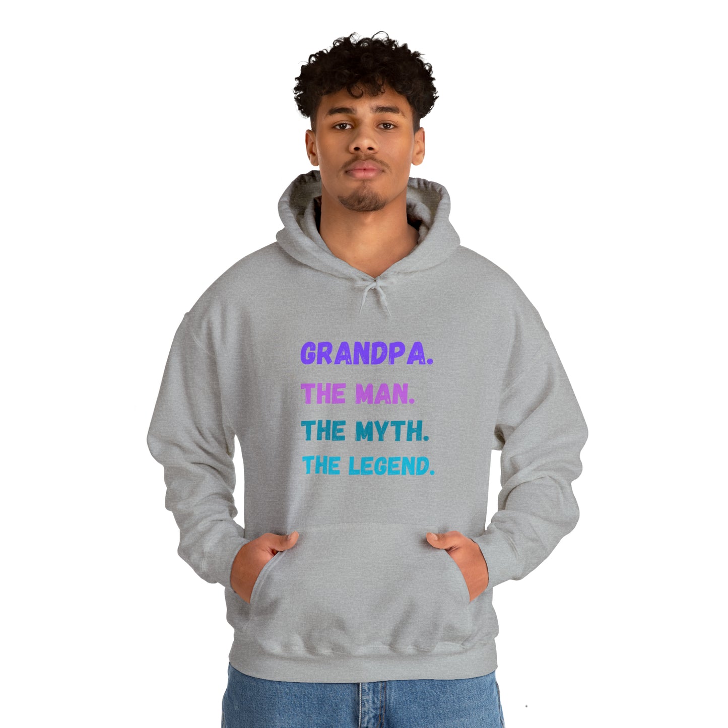 Grandpa Hoodie the man the myth the legend t-shirt, gift for Dad and me shirts, Father's day gifts, best friend, Christmas gift for dad