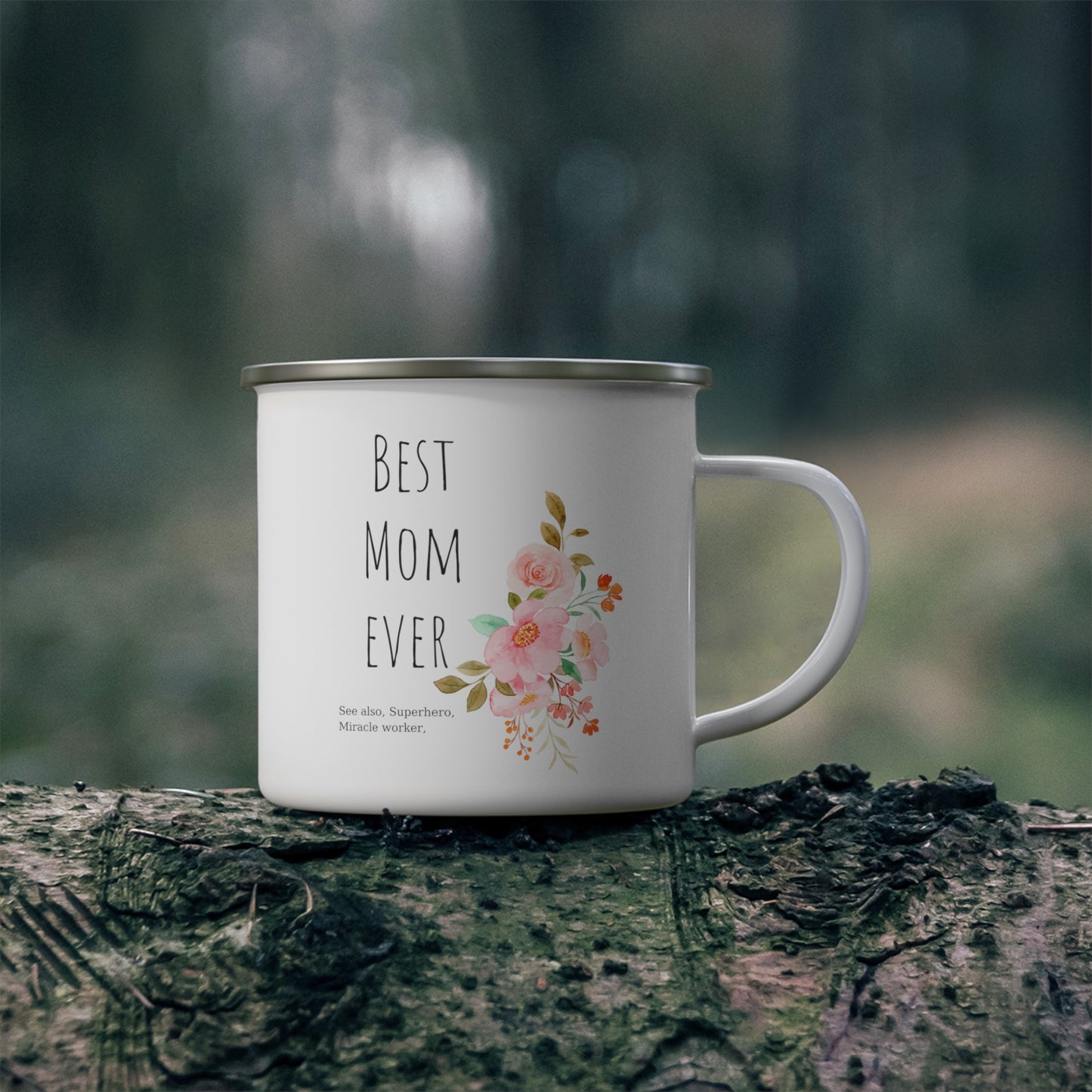Best Mom Ever mug gift For mom Bossbabe gift for her gift for Mom, gift for wife Christmas gift for her Enamel Camping Mug