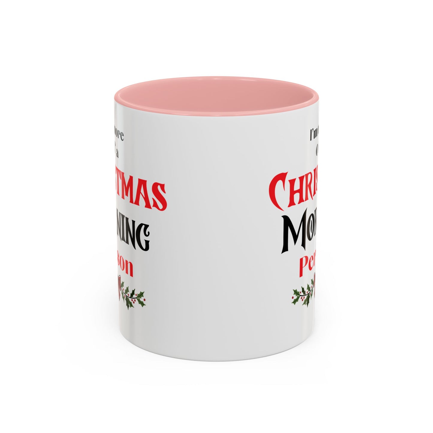 Christmas morning person mug Hot cocoa mug Christmas cheer mug funny holiday gift Christmas mug gift for mom mug bestie gift kids coffeemug
