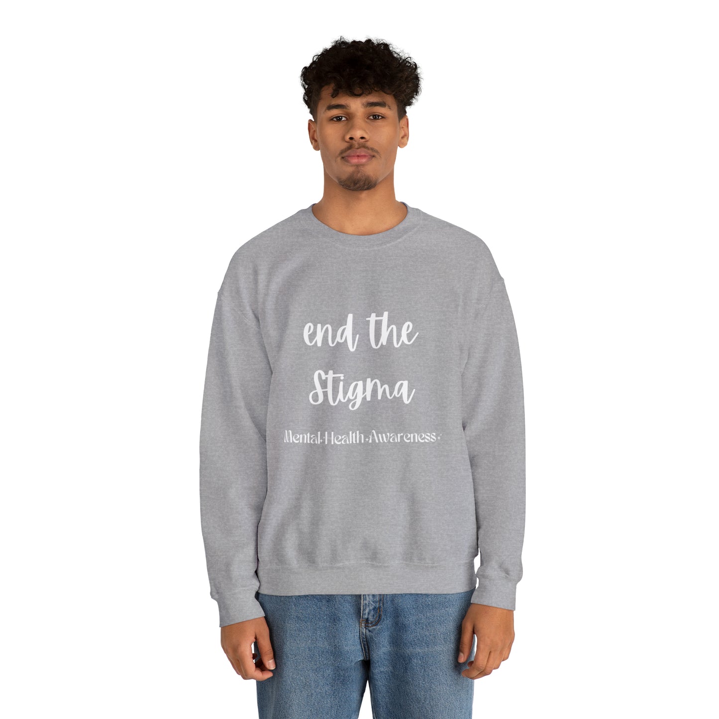 End the stigma sweatshirt mental awareness sweatshirt self care sweater anxiety sweatshirt psychologist tee Motivational shirt