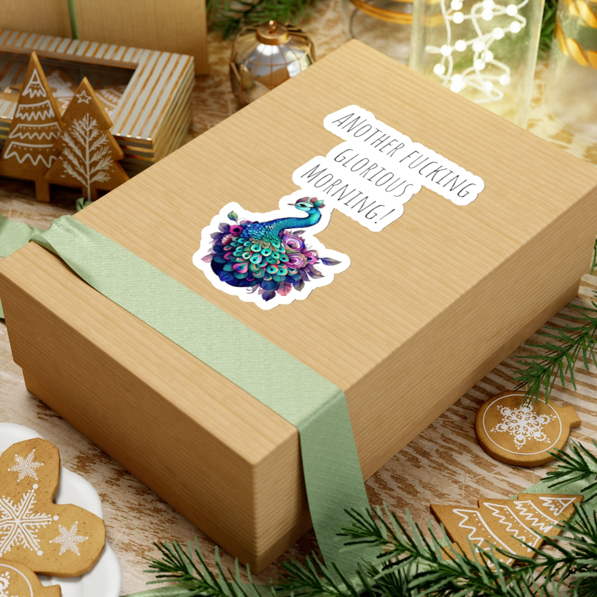 Glorious morning sticker ostrich sticker funny coworker gift funny mom gift bestfriend gift Kiss-Cut Stickers Halloween stickers sticker