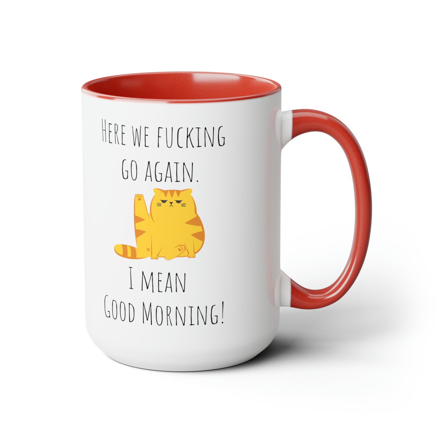 Funny grumpy cat mug funny Coffee Mug Fucking glorious morning mug cat mug gift for her Mug funny gift for wife tea Christmas gift 15oz