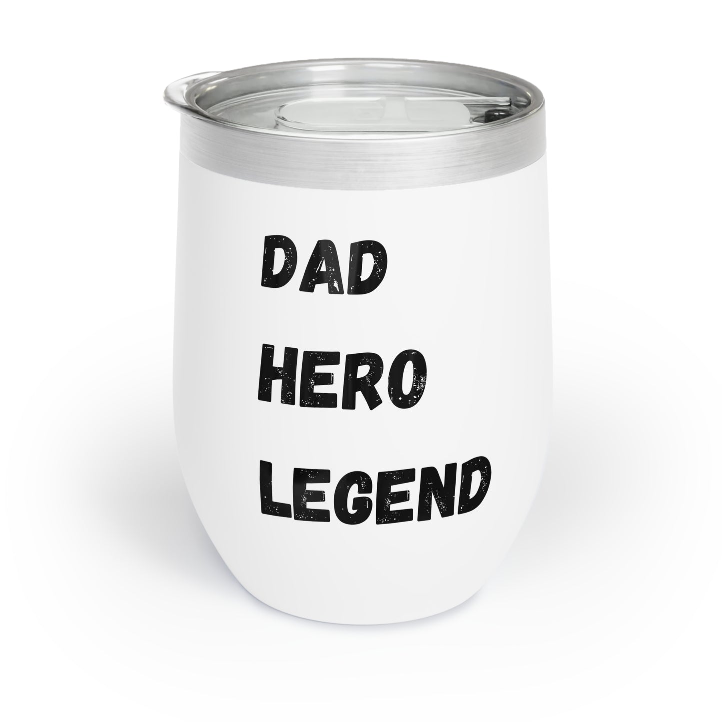 Dad Hero Legend tumbler Dad wine tumbler father's day gift gift for brother padrino gift Chill Wine Tumbler
