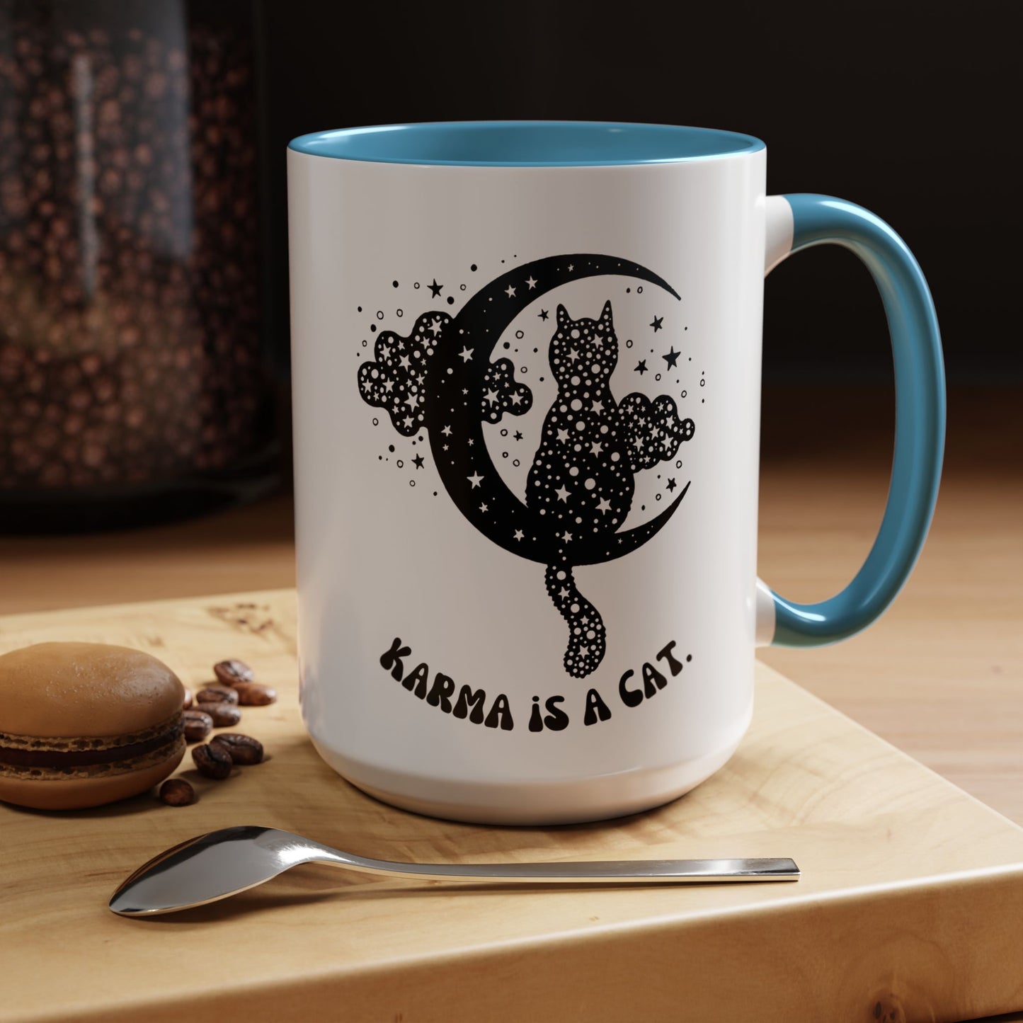Karma is a cat cat mug Funny Cat Coffee Mug swift with My Cat Lover Cat Mug Funny Coffee Cup Cat Lady Gift Cat Lover Gift Cat Mom christmas