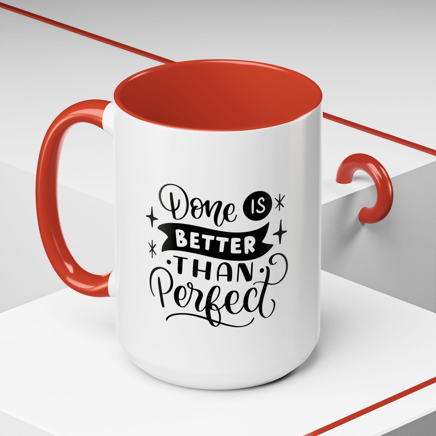 Motivational mug New year motivation Done is better than perfect mug Morning affirmation mug Christmas gift for her gift for him bestie gift
