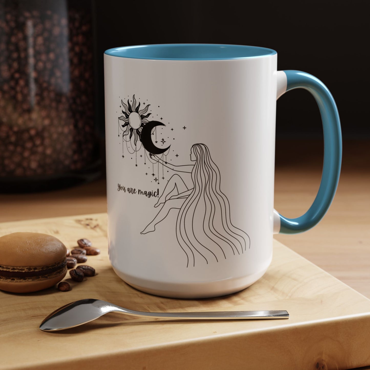 You are Magic mug coffee mug Spiritual gift moon mug witchy mug Goddess gift supervisor mug office bestie gift Boss Christmas gift for her