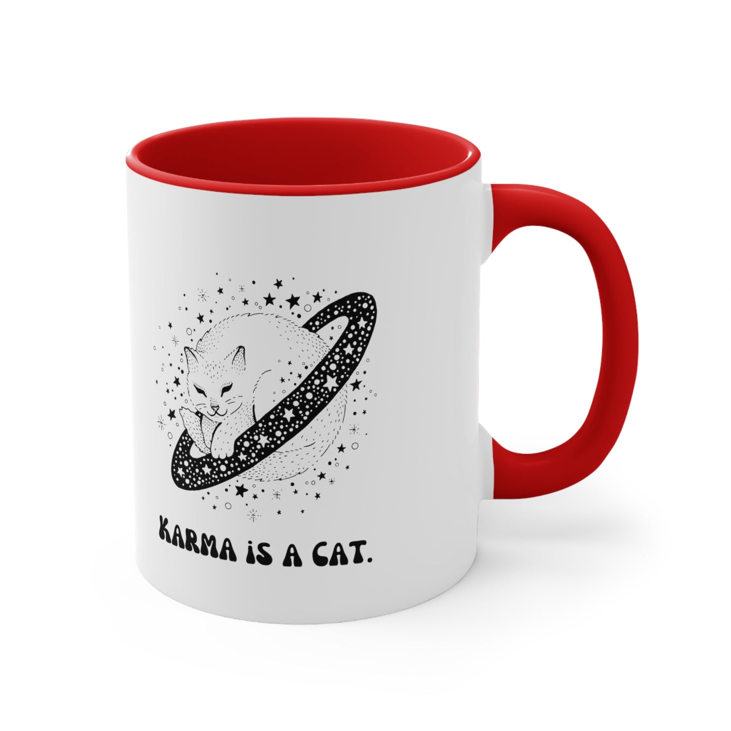 Karma is a cat mug best friend gift for her gift for him Birthday gift coffee mug tea gift for cat lover bestie valentinesday gift Christma