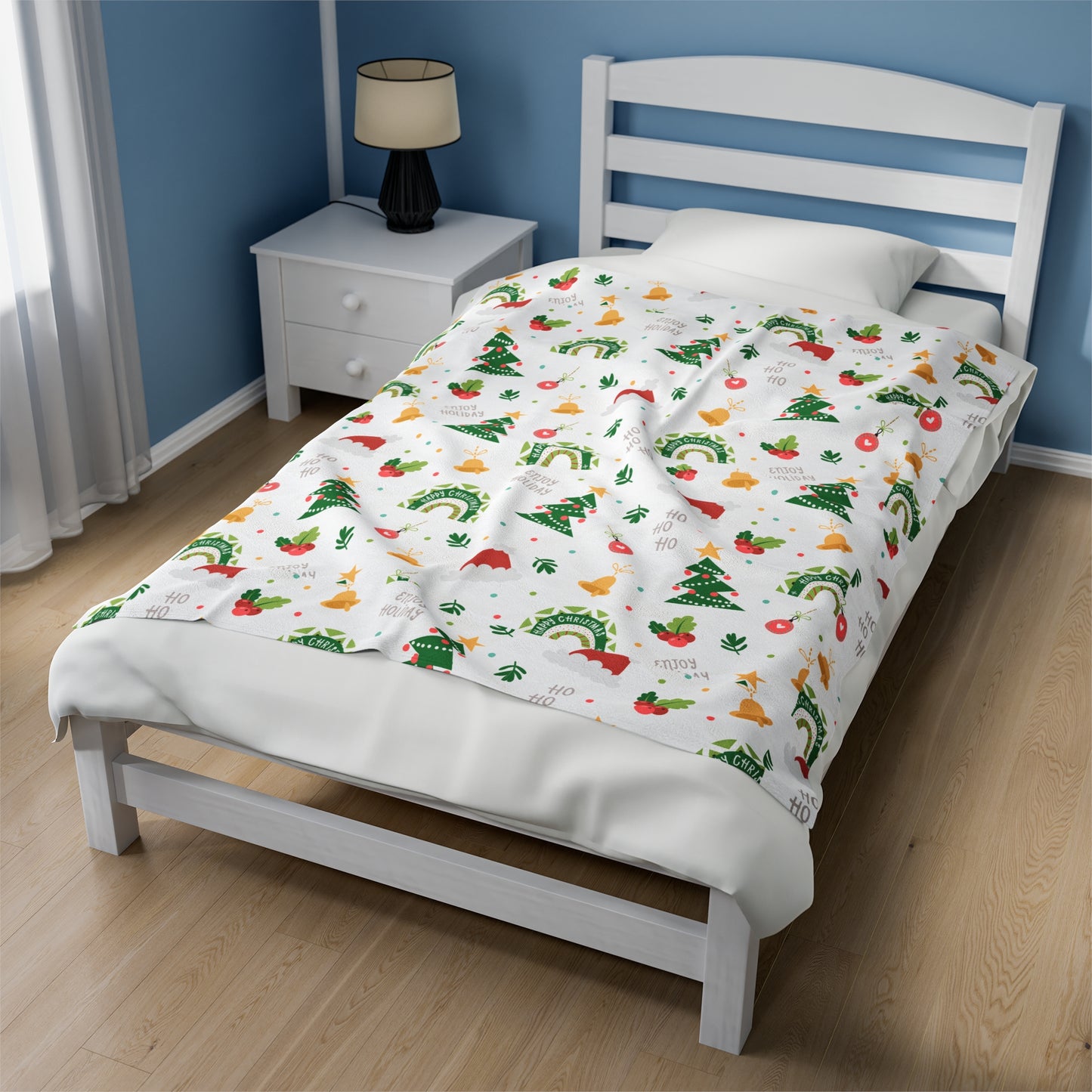 Christmas Blanket holiday blanket christmas movie watching blanket Merry christmas  blanket Velveteen Plush Blanket