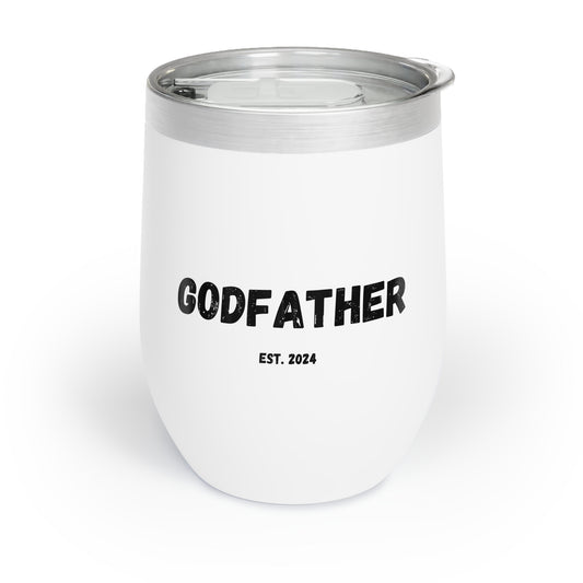 Godfather est 2024 tumbler gift for brother padrino gift Chill Wine Tumbler Godfather proposal gift