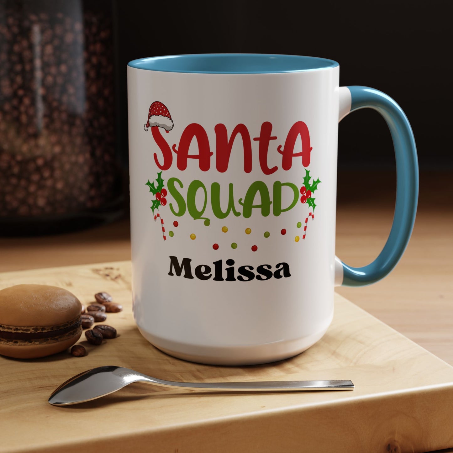 Personalized Christmas mug best friend mug Coffee Mug Custom name Gift Christmas Tea Cup hot cocoa Kitchen Decor Girl more girls Bestie gift