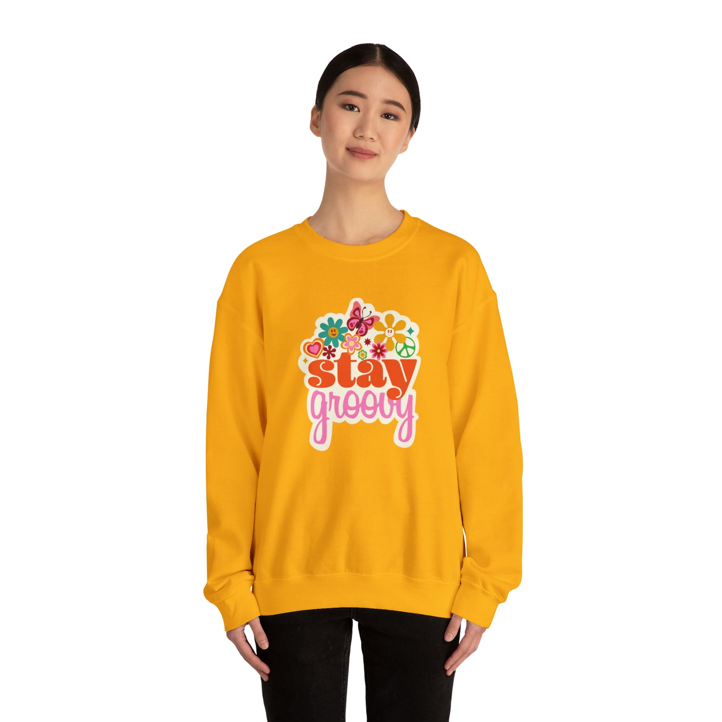 Stay Groovy sweatshirt, good vibes sweater, love inspire sweatshirt mode sweater, Homeschooling sweatshirt mom shirt, shirt unisex gift