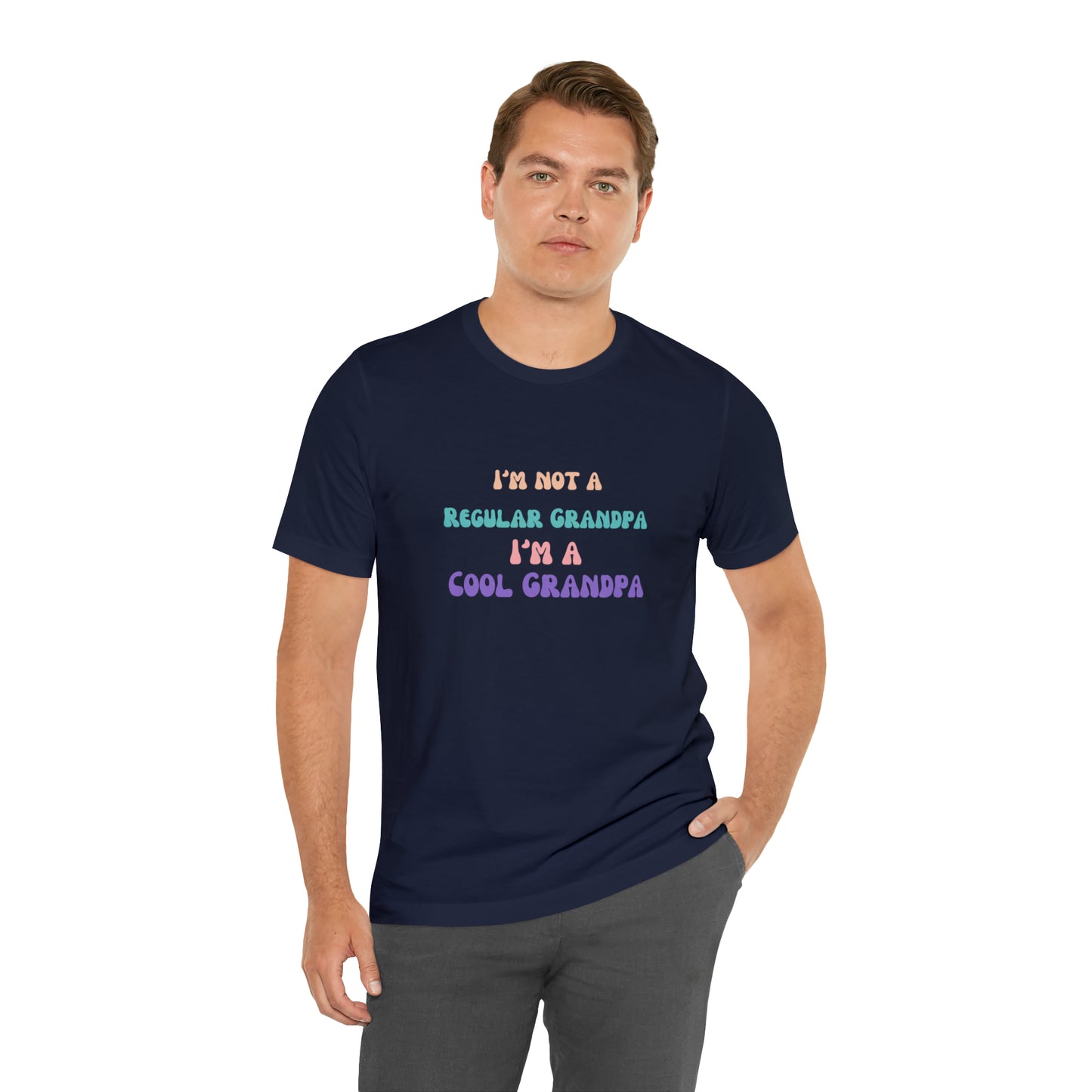 I'm a cool grandpa shirt gift for dad grandpa shirt