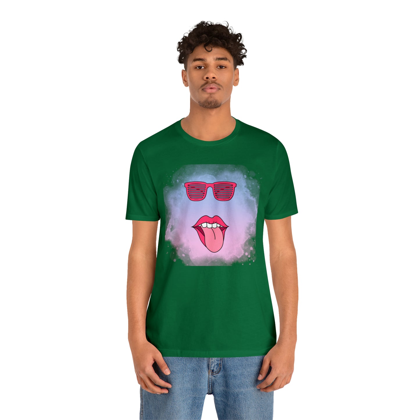 Lip Sunglasses t-shirt, Bubble gum kiss shirt,Pink Gum Shirt,Galantine gift travel shirt,best friend trip,girls vacation trip, Unisex Jersey