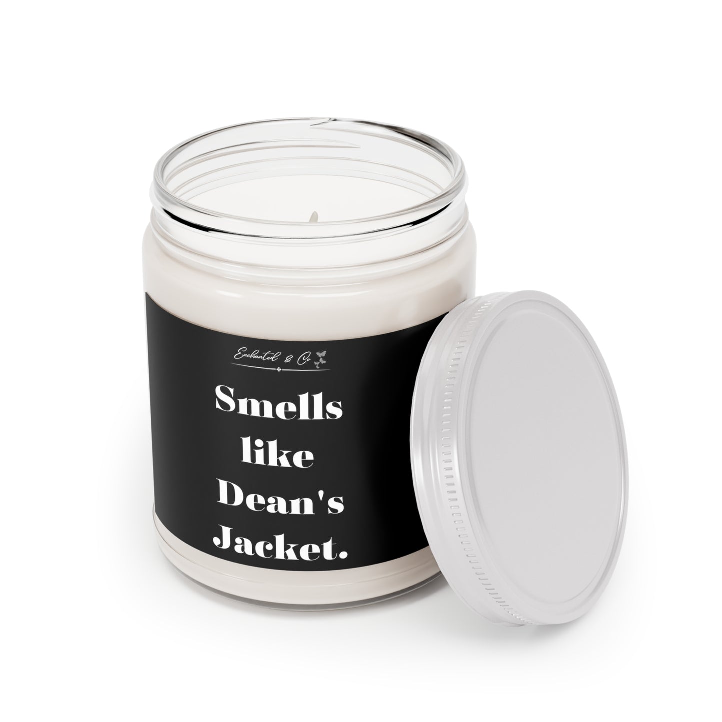 Smells like Dean's Jacket candle best friend gift for her gift for him bestie gift Vanilla scented candle Winchester Christmas fan team Dean