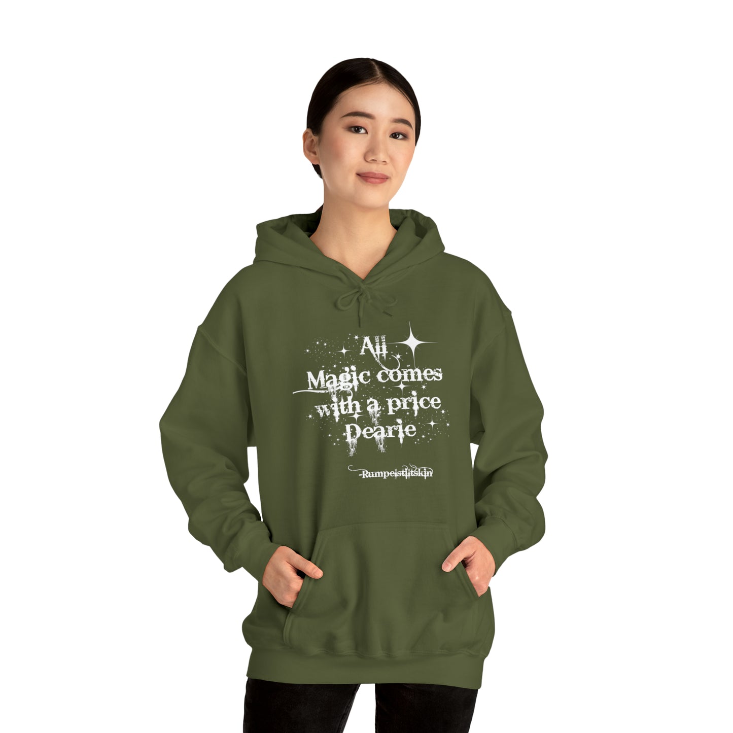 Once upon a time hoodie, funny sweatshirt,All magic comes with a price,Sweatshirt,best friend gift,adults gift,humor,Hooded Sweatshirt