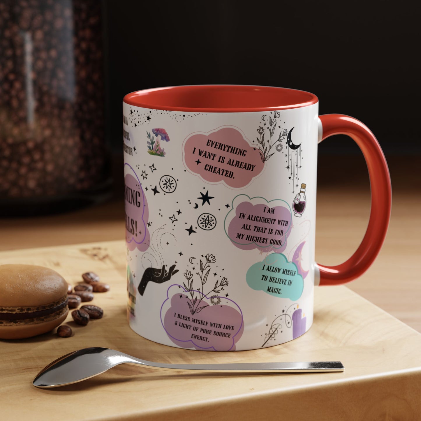 Morning spells mug morning affirmations mug witchy christmas gift coven mug Witches mug Halloween mug wicked mug bestie Gift Mug coffee