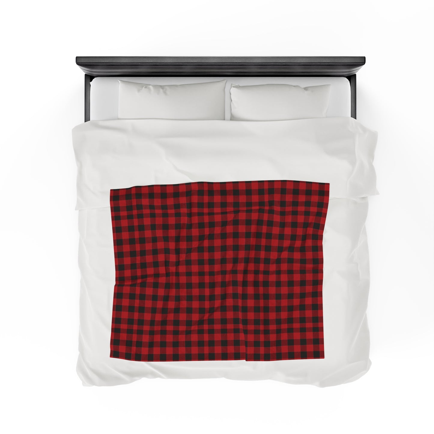 Plaid Christmas Blanket holiday blanket christmas movie watching blanket Merry christmas  blanket Velveteen Plush Blanket