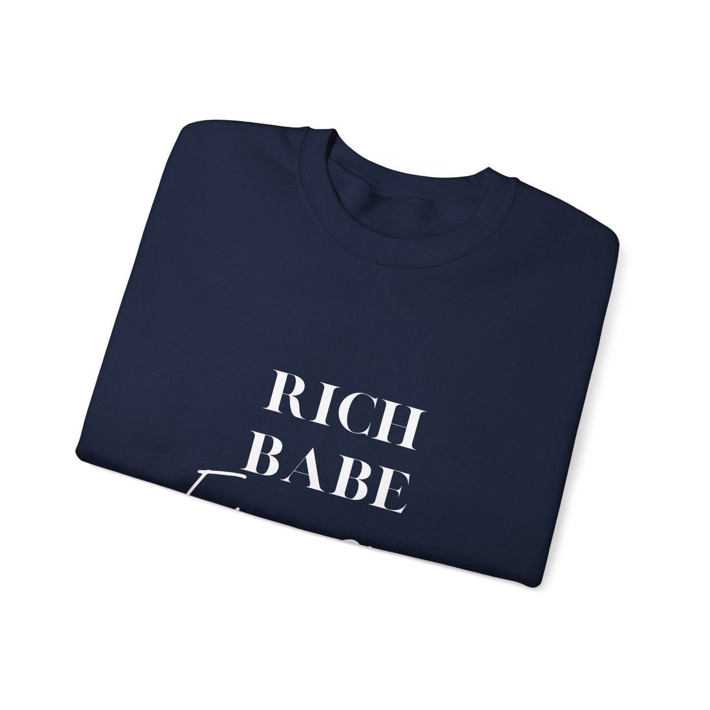 Rich Babe energy sweater funny gift for her bestie gift galentine sweater funny Valentine's sweater gift for him entrepreneur gift birthday