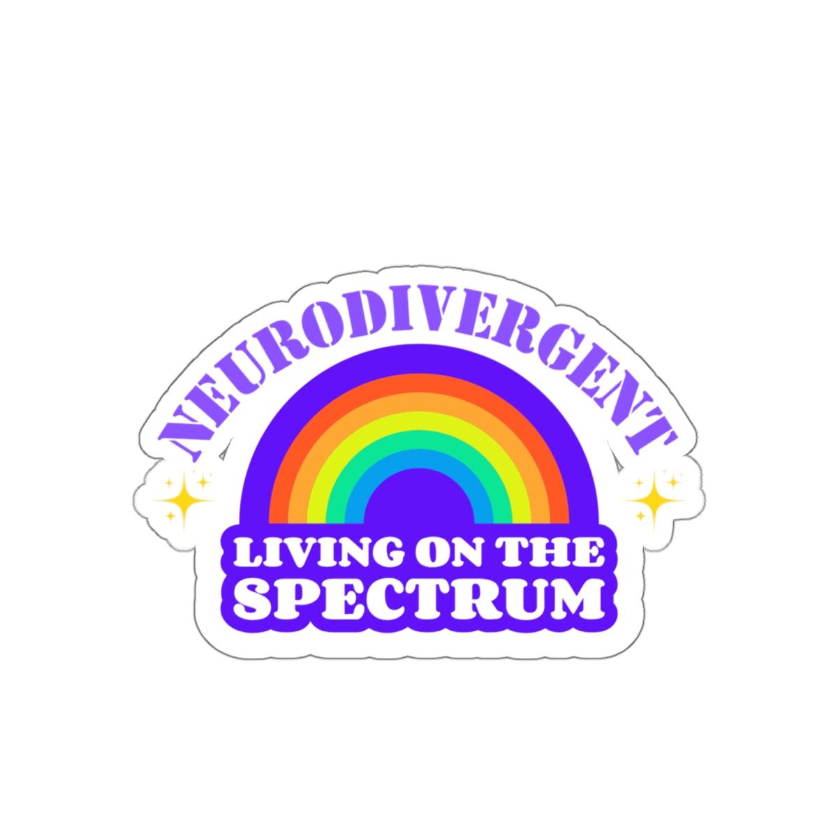 NeuroDivergent sticker autism sticker neurospicy bestie gift for her bestfriend gift Kiss-CutSticker my last fuck sticker autism awareness