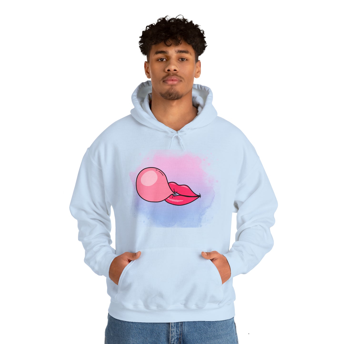 Bubble Gum kiss Hoodie, Summer Bubblegum shirt, Birthday gift for her, Galantine gift for her, best friend gift,birthday vacation,Unisex