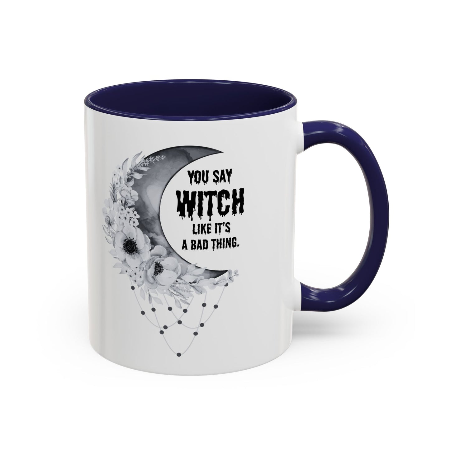 Witch mug Halloween mug Spooky things mug office funny gift best friend gift Christmas word fuck sarcastic humour gift Coffee Mug(11, 15oz)