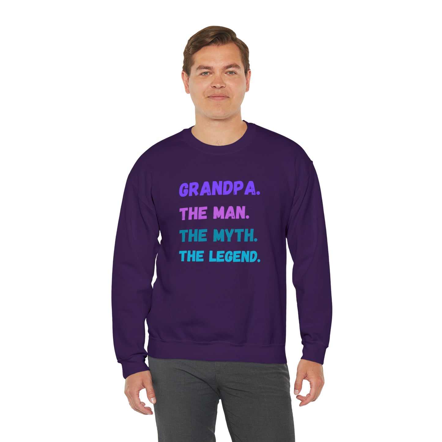 Grandpa the man the myth the legend sweatshirt gift for Dad and me shirts Father's day gifts best friend sweater Christmas gift for dad