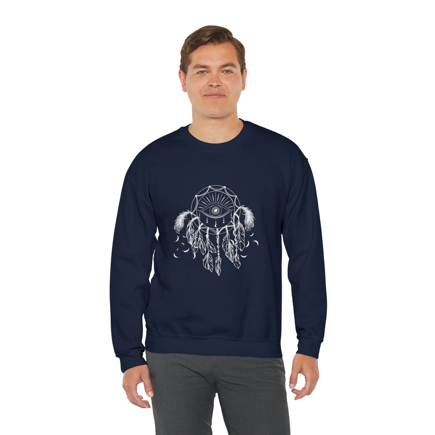 Dreamcatcher sweater third eye sweater birthday spiritual clothes yogawear birthday gift gift for her gift for him Christmas gift