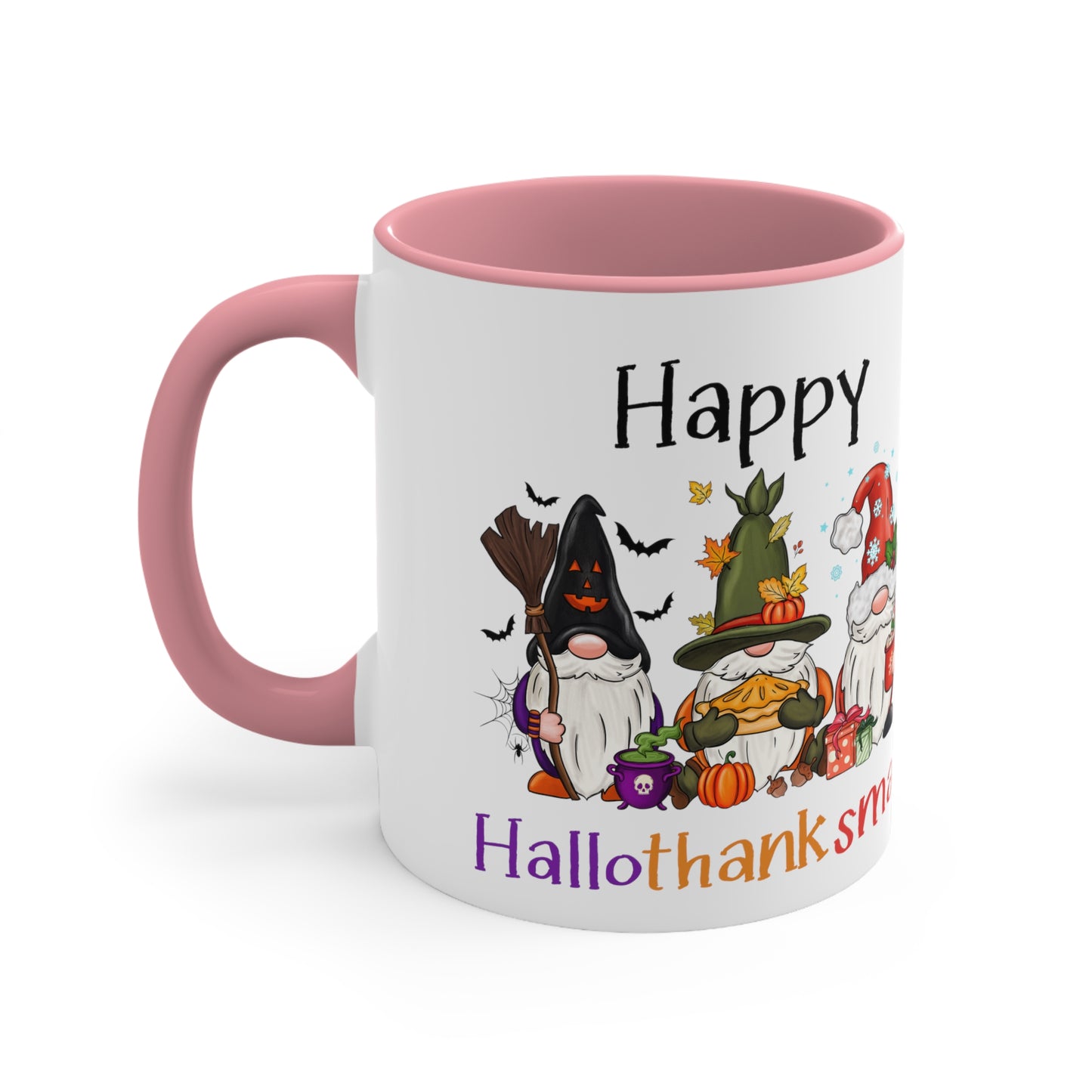 Gnome lover gift Halloween Mug Happy Hallothanksmas Spooky Teacher gift Appreciation mug gift coffee mug gift for her gift for him 11oz