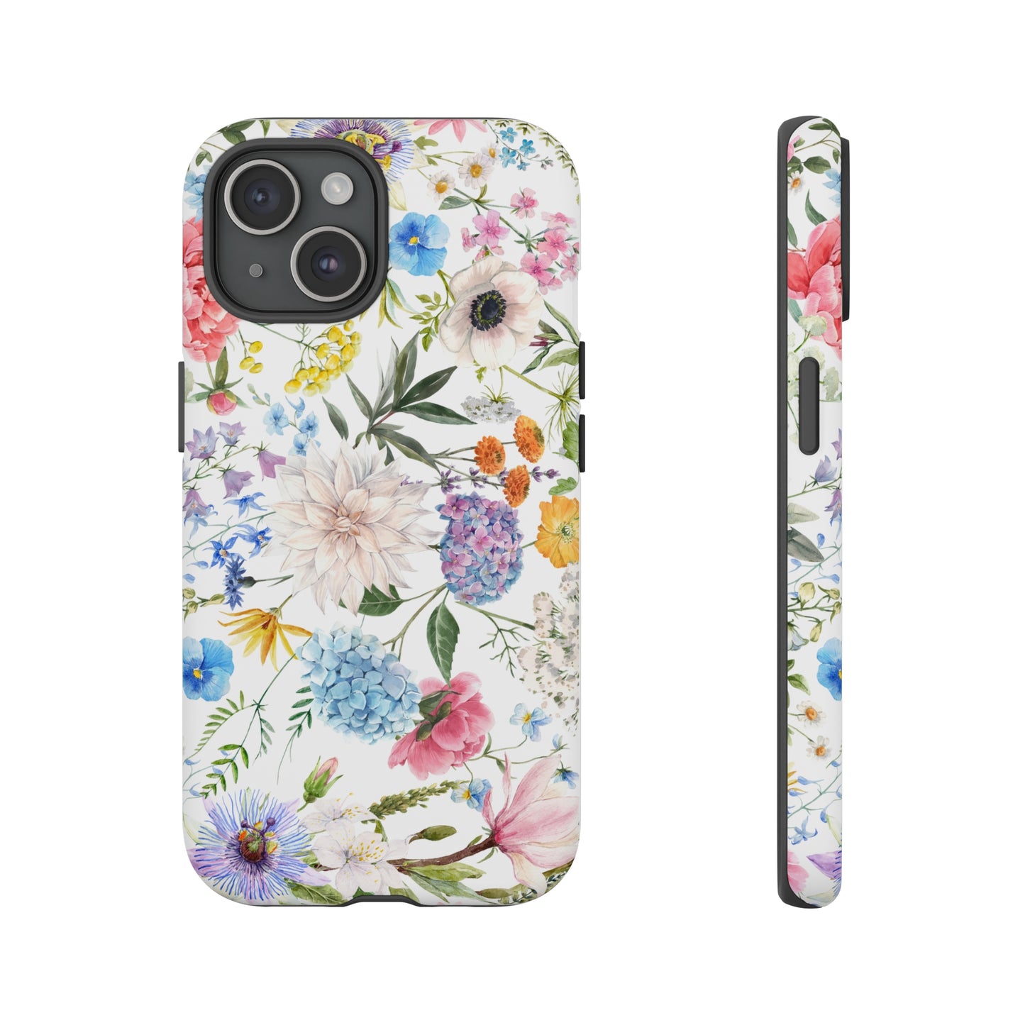 Floral phone case mother's day gift best friend gift for her gift for him flower cell phone cases Tough Cases