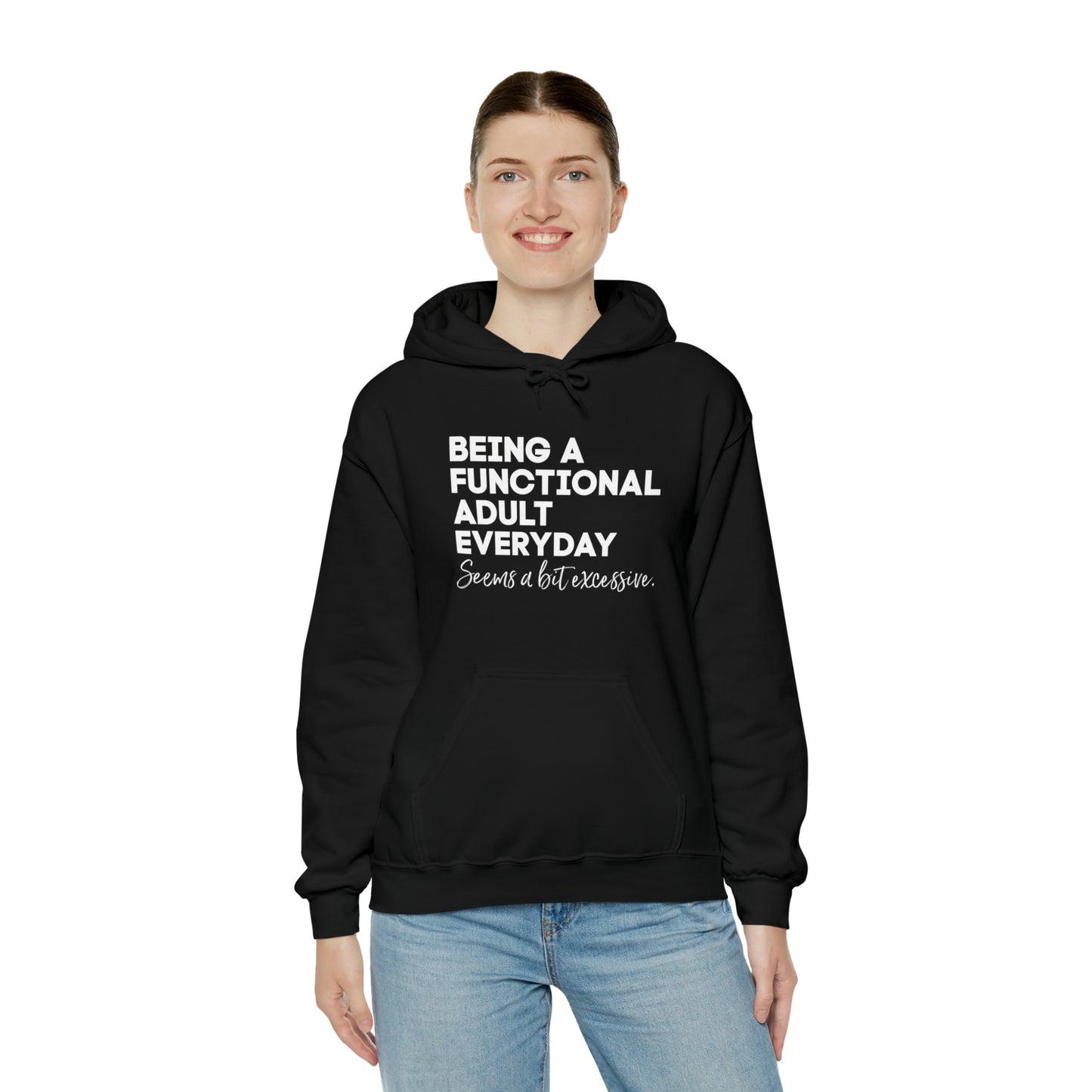 Being a functional adult sweater funny sweashirt birthday gift Christmas gifts Sweatshirt Gift for him Gift