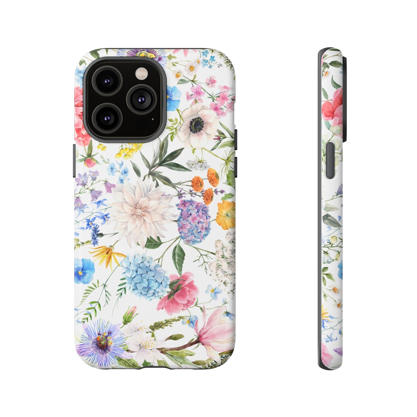 Floral phone case mother's day gift best friend gift for her gift for him flower cell phone cases Tough Cases