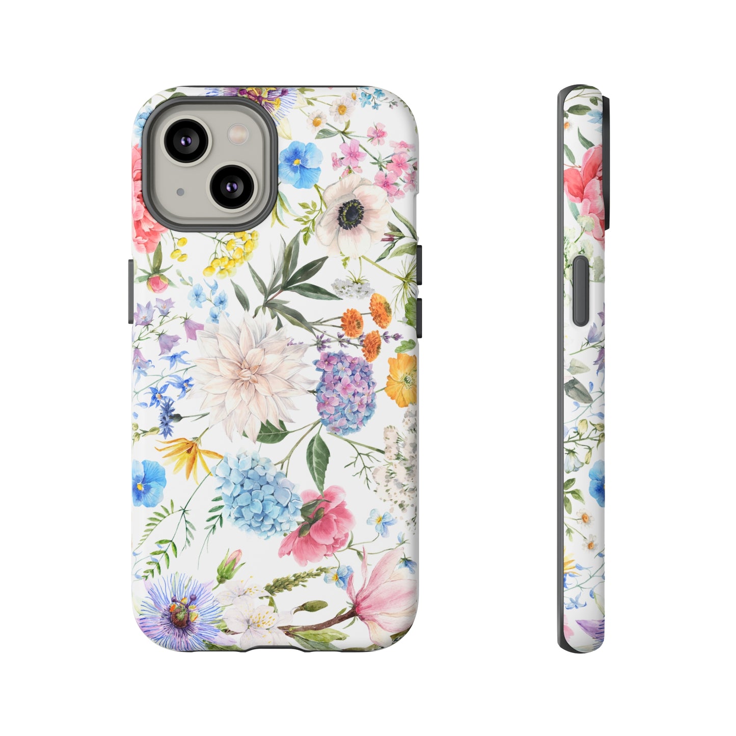 Floral phone case mother's day gift best friend gift for her gift for him flower cell phone cases Tough Cases